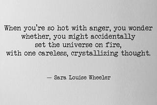 Anger in the extreme