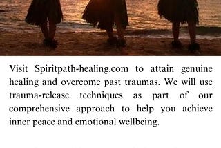 Trauma Release | Spiritpath-healing.com