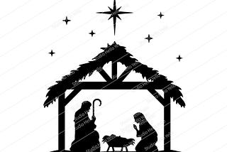 Nativity Scene SVG, Nativity SVG, PNG, eps, dxf, jpg instant digital download