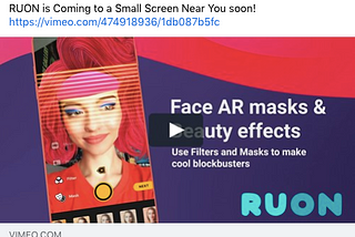 RUON AI IS COMING TO A SMALL SCREEN NEAR YOU SOON!