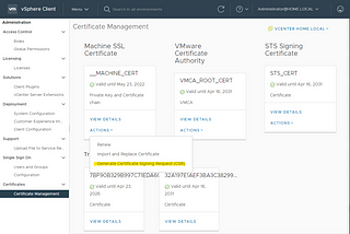 Install a Self-Signed Certificate in vCenter 7 with Microsoft CA