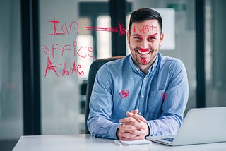 Ian is the official office A-hole.