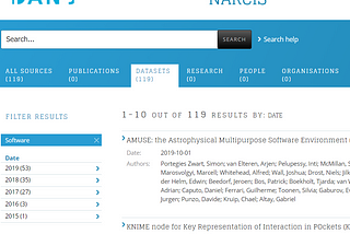 NARCIS connects to the Research Software Directory