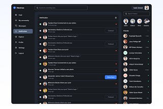 Social Media Notification UI Kit