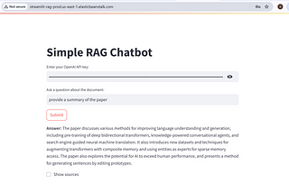 Building, Dockerizing, and Deploying a Streamlit RAG App on AWS: A Complete Step-by-Step Guide