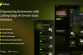 Aixus Technology Webflow Website Template