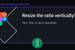Fixed aspect ratio in Figma: vertical resizing