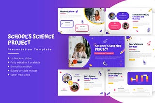 School’s Science Project Presentation Template for PowerPoint, Google Slides, & Canva