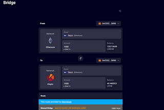 Talken Market Announces Multi-Chain Expansion Based on Wormhole and Integration of Wormhole Bridge