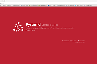 Proyecto Pyramid (Cookiecutter) en Contenedor Docker