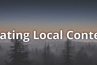 Creating Local Content for Local SEO