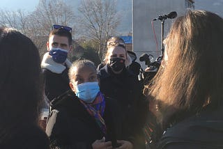 #3 Christiane Taubira en campagne au Pont-de-Claix sur le thème du logement