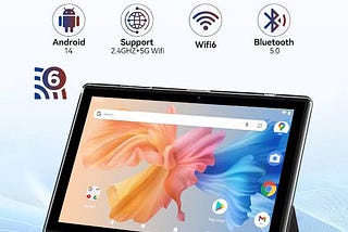 10-Inch PRITOM TAB11 Android 14 Tablet, 8GB Storage هو