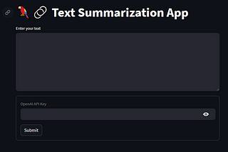 Create your own ChatGPT text summarisation app using Streamlit and Langchain