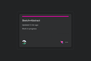 Sketch+Abstract = 💘