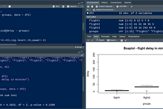 Kruskal-Wallis and Power Analysis in R: Analysing Flight Delays