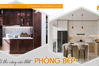 Mẫu tủ bếp đẹp hiện đại cho không gian bếp tiện nghi nhất