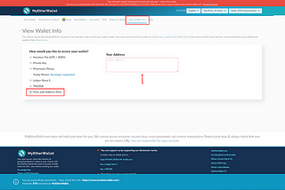 How to check your RFL balance in MyEtherWallet (MEW)