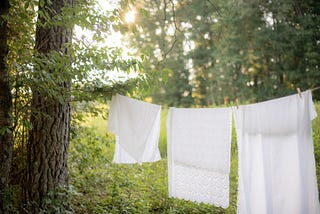 Mundane tasks like hanging out laundry help your brain release Oxytocin, the feel-good hormone.