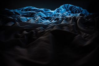 wrinkled bed cover