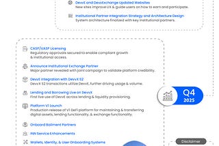 Devv Ecosystem Roadmap