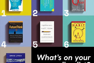 Booklist #2: Books to Change Your Mindset
