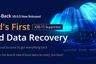 World’s First iCloud Data Recovery Debut!