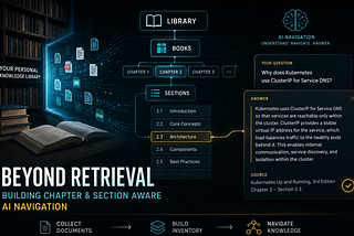 Beyond Retrieval: Creating AI Navigation That Takes into Account Sections and Related Sub-sections
