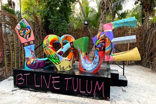 Graffiti of Tulum