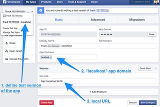 Developing a Facebook application: set up local environment