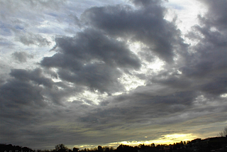 Drama in the Library on a Stormy Day