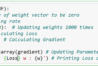 Gradient Descent Implementation in Python