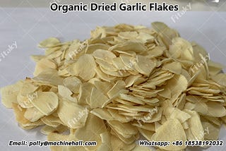 Organic Dried Garlic Flakes: Natural Antimicrobial and Antioxidant