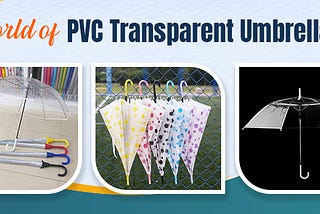 See-Through Style: Embrace Rain with Transparent PVC Umbrellas!