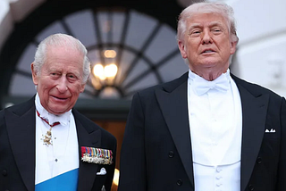 King Charles and HIS president Donald Trump!