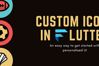 Flutter in Focus: How to import custom icons without any library