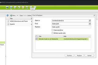 Efficient Text Find and Replace in AEMCS Using Java and Custom Components