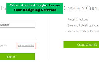 Cricut Account Login: Access Your Designing Software