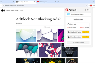 AdBlock Not Blocking Ads?
