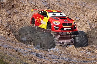 Monster Truck Stuck in Mud: Giant Monster Truck’s Epic Rescue Adventure | Monster Jam