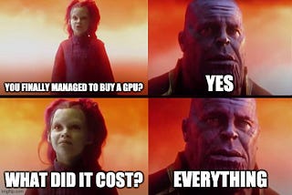 What did it cost? Everything