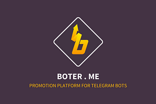 It is time for you to make money with your bots on Boter!