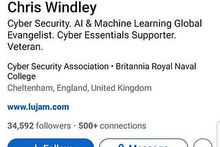 Chris Windley Linkedin Profile