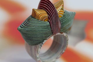 Unique paper Art : JEREMY MAY Jewellery