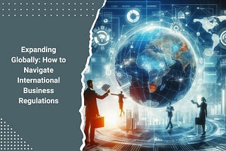 Global business expansion strategy with international regulations compliance