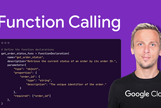 Vertex AI Function Calling
