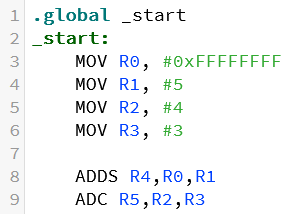 Introduction to Assembly Programming in ARM — Basic Arithmetic