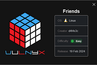 VulNyx | Friends (Walkthrough)