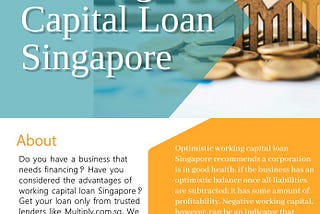 Working Capital Loan Singapore