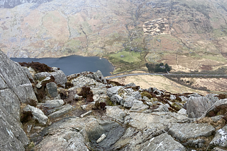 An image of Mount Tryfan’s North Ridge, where the writer suffered a near-fatal fall on a hike.